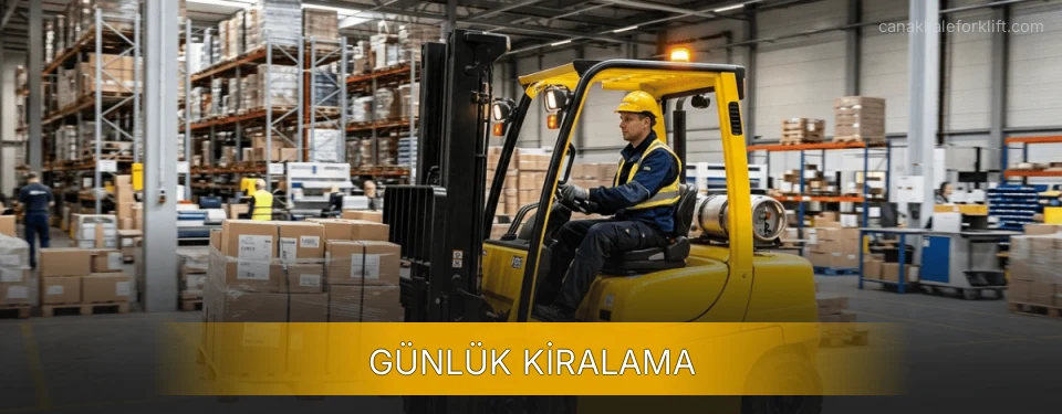 Çanakkale Günlük Forklift Kiralama Firmaları