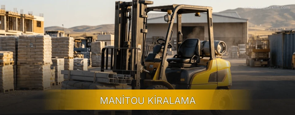 Çanakkale Manitou Teleskopik Yükleyici Kiralama